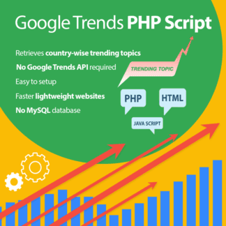 Google Trends PHP Script Country Wise Trending